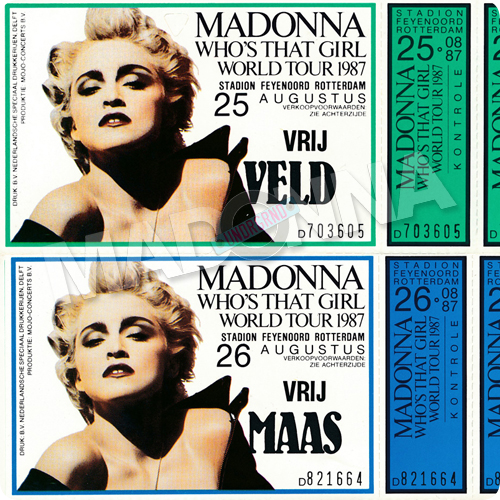 Who's That Girl Tour live
