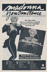 YOU CAN DANCE ALBUM ADVERT