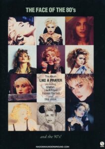 LIKE A PRAYER ALBUM ADVERT