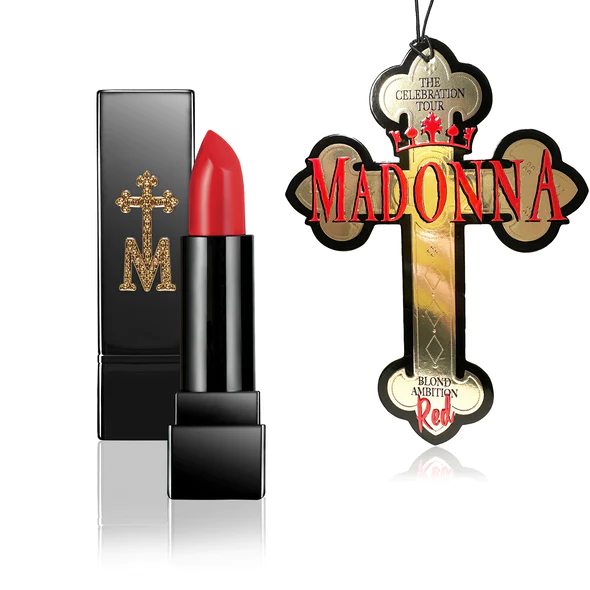 Blond Ambition Lipstick in iconic red