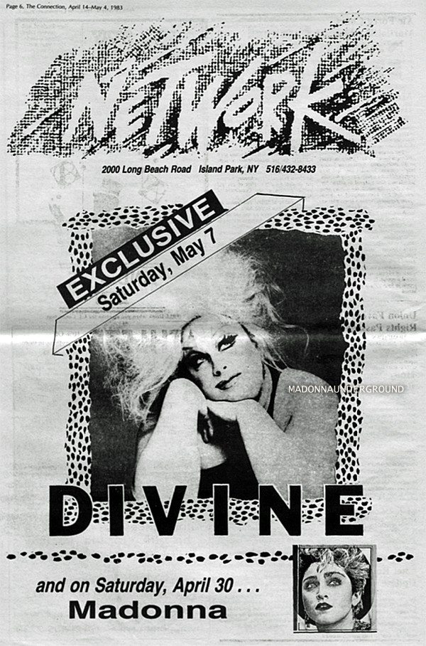 Madonna early advert in The Connection (1983)
