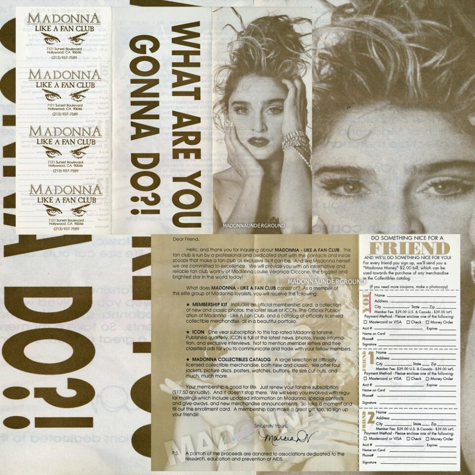 Madonna Like A Fanclub ICON