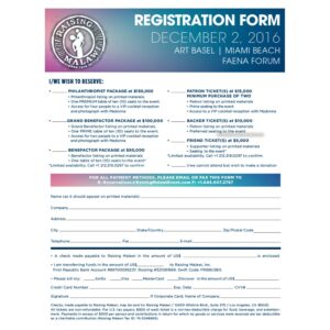 TEARS OF A CLOWN REGISTRATION FORM