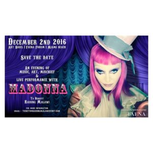 Madonna Tears of a Clown announcement miami