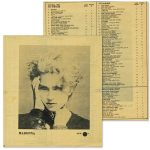 Madonna Holiday flyer 3XY May 4 1984