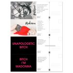 Rebel Heart promo postcard set