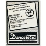 Madonna Danceteria Club Flyer October 3 (2)