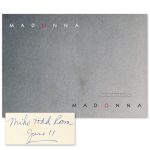Madonna Debut 1983 promo postcard