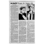 Madonna Newsday April 29 1983