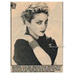 Madonna Record Mirror September 24 1983