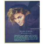 Madonna Rolling Stone July 4 1984