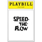 Speed The Plow playbill
