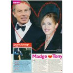 Madonna Tony Blair UK article 2002