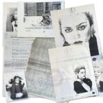 Madonna 1983 press photo correspondence