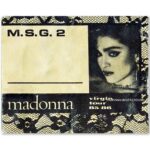 Madonna Virgin Tour Crew Sticker Pass black