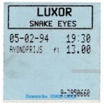 Snake Eyes Madonna film ticket NL