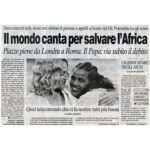 LIVE 8 Press Italy 2005