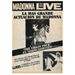 Madonna Virgin Tour Video Argentina Advert
