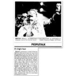 Virgin Tour Petoskey News April 12 1985