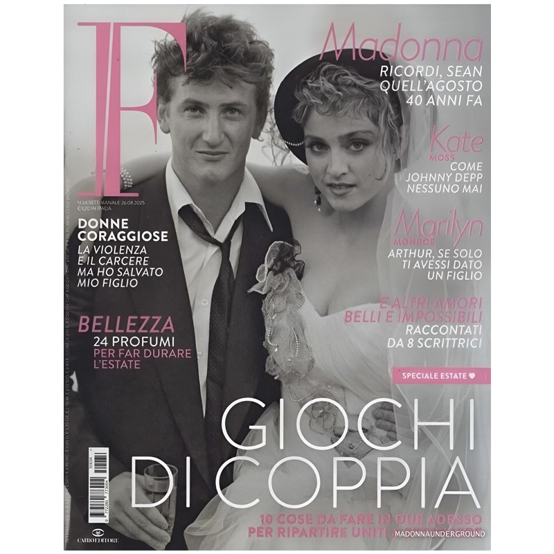 Madonna Sean Penn F Magazin August 2025