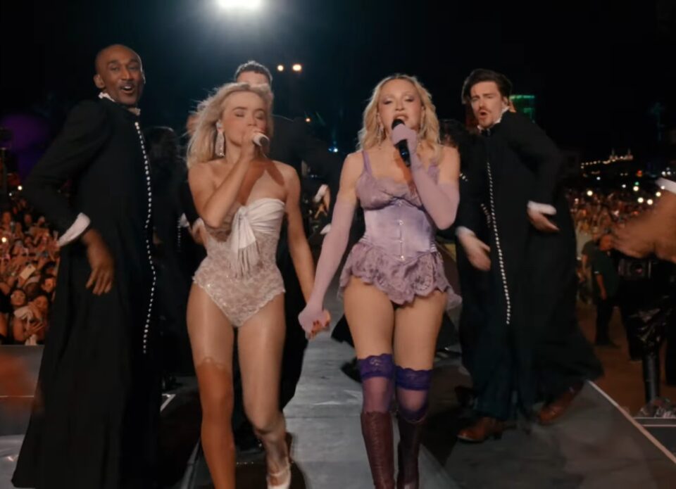 Madonna sabrina carpenter coachella