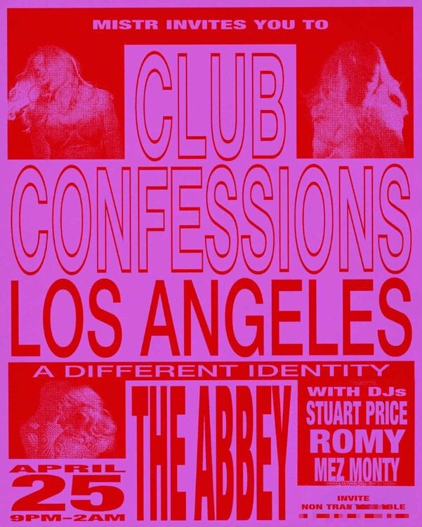 madonna the abbey flyer