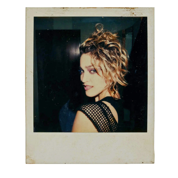 Madonna 80s polaroid