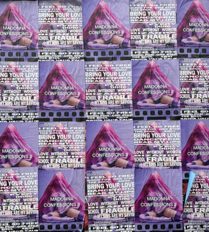 Madonna Confessions teaser poster tracklisting