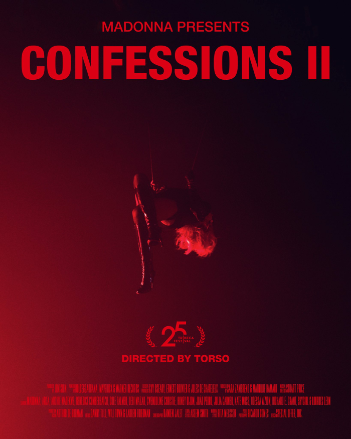 madonna confessions film poster torso
